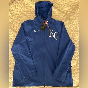 Nike Baseball KC Royal Blue Therma Hooded Jacket